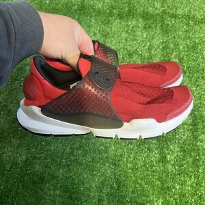 Nike Sock Dart KJCRD 'Gym Red' Men's Slip On Shoes 819686-602 Mens size 9